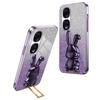 For Honor 90 Kickstand Case Cute Rabbit Protective Phone Cover