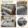 Jacquard Stretch Sofa Covers Living Room Plain Color Sofa Seat Couch Slipcover Gray Furniture Protector Spandex Thick Sofa Case