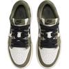 Jordan Air Jordan 1 Low top Basketball Shoes White Green Kids' HQ6996-200