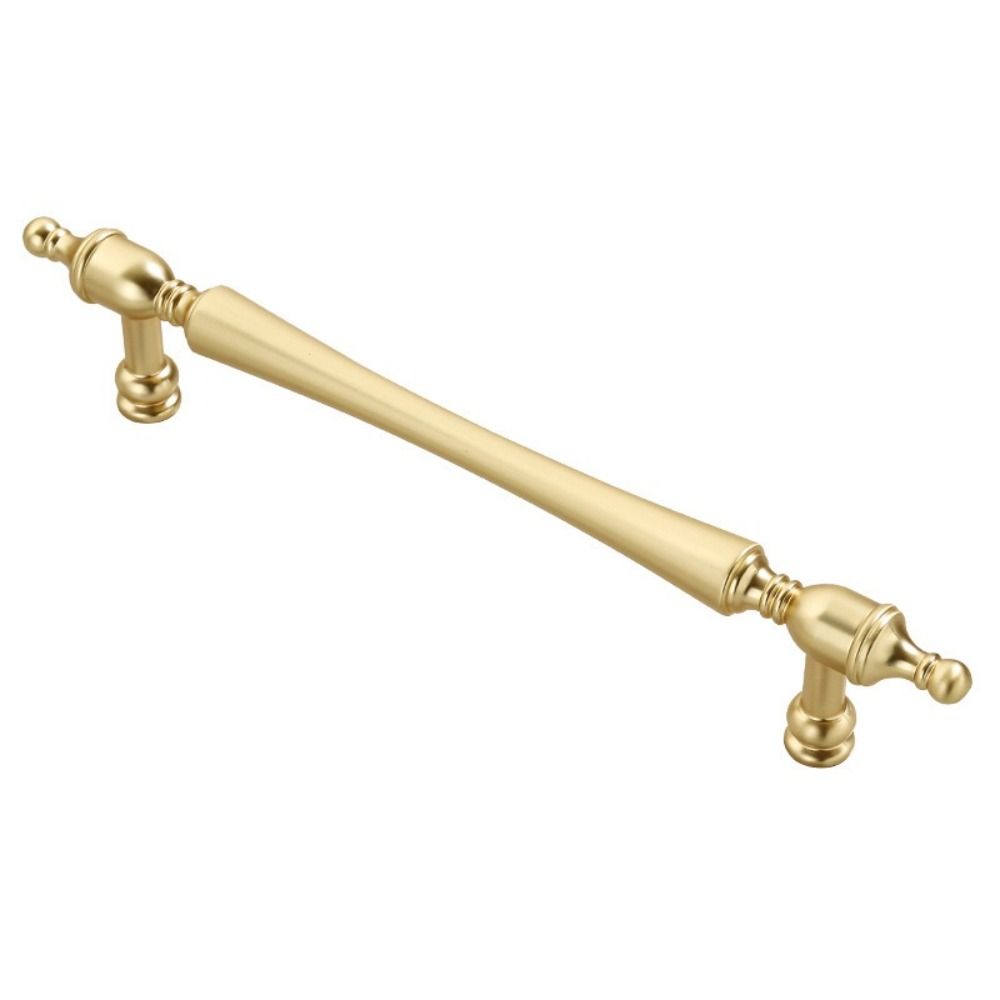 Luxury Zinc Alloy Cabinet Door Handle Long Handle Golden Finish Vintage Cabinet Pull Drawer Knob Wardrobe Door