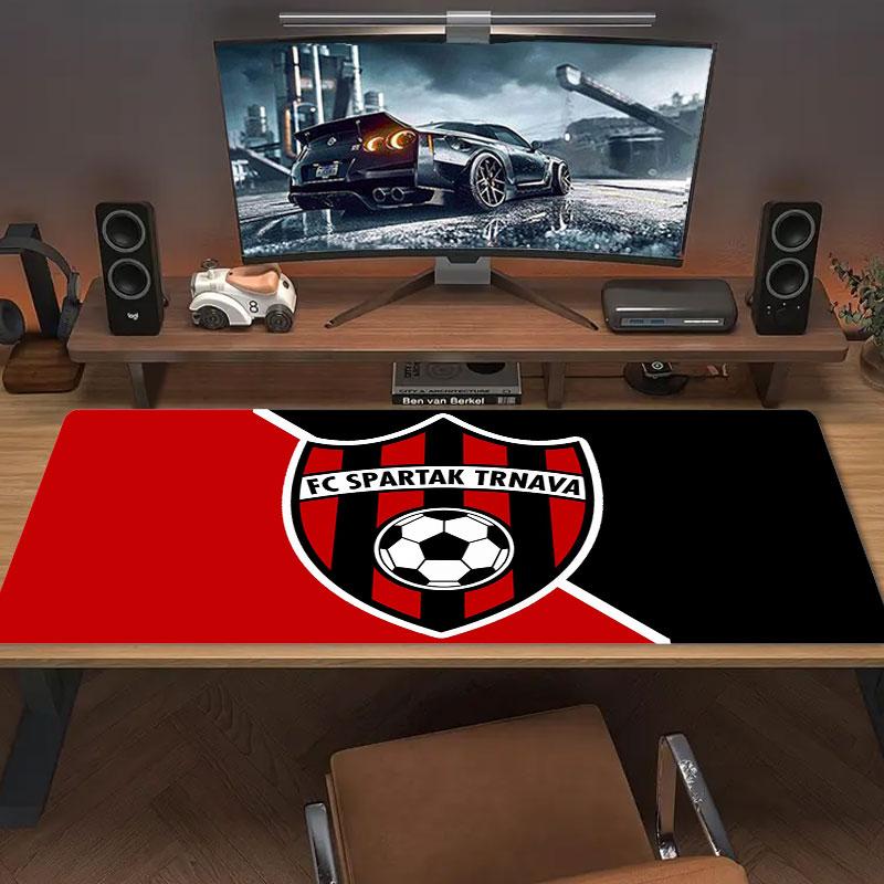 FC Spartak Trnava Mouse Pad, Large Gaming Desk Mat, Non-slip XXL Mousepad for Laptop & Tablet, Mini PC Playmat with Stitched Edges