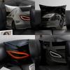 M-Mercedes C-Cls 63 Amg Car Cushion Cover Natural Linen Organic Fabric Double-Sided Printing Sofa Home Decor Gift Pillow Case
