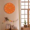 Simple wooden silent wall clock for home, living room, bedroom, and home decoration