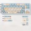 125 Key Line Puppy Keycap Set PBT Cute Type MOA Keycap Compatible MX Switch Wooting Mechanical Keyboard