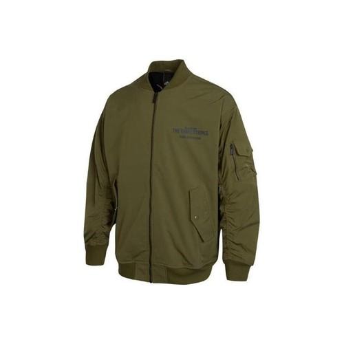 

adidas Printed Pilot Letter Zip-Up Stand Collar Jacket Men s Green M зелёный