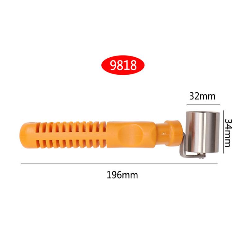Stainless Steel Seam Roller Wallpaper Smoothing Tool Wallpaper Roller Home Decoration Pressure Roller