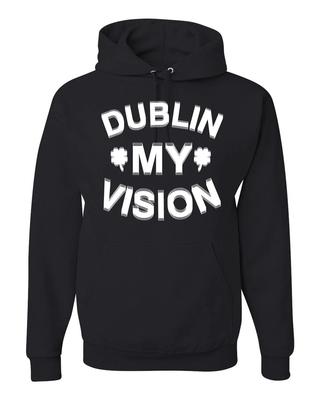Dublin My Vision Funny Drunk Irish Clover St Patricks Day  Sweater
