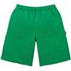 Supreme Double Knee Painter Sweatshort Green