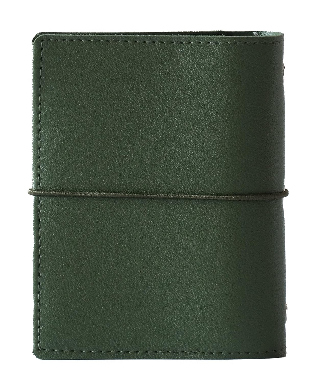 

V.for.M M5 Mini 5-Hole System Organizer with Elastic Band, 5-Hole Diary, Notebook, Ring, Memo Pad, Schedule Book (Olive, Mini 5-Hole Size)