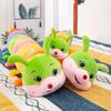 Colorful Plush for CATERPILLAR Toy, Soft Polyester Decorative Pillow Doll, Creative Long Striped Bug Design, Funny, Soft Letters