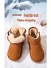 2025 Winter Children's Slip-On Snow Boots, Plus Velvet, Thickened, Soft Sole - Boys & Girls
