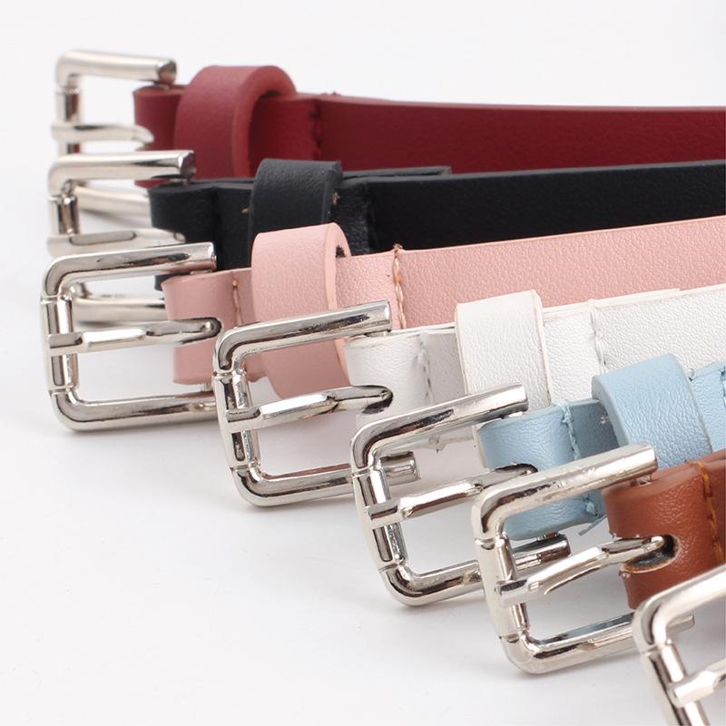 Summer Rivet Women'S Belt, Imitation Leather Thin Belt, Student Decorative Belt