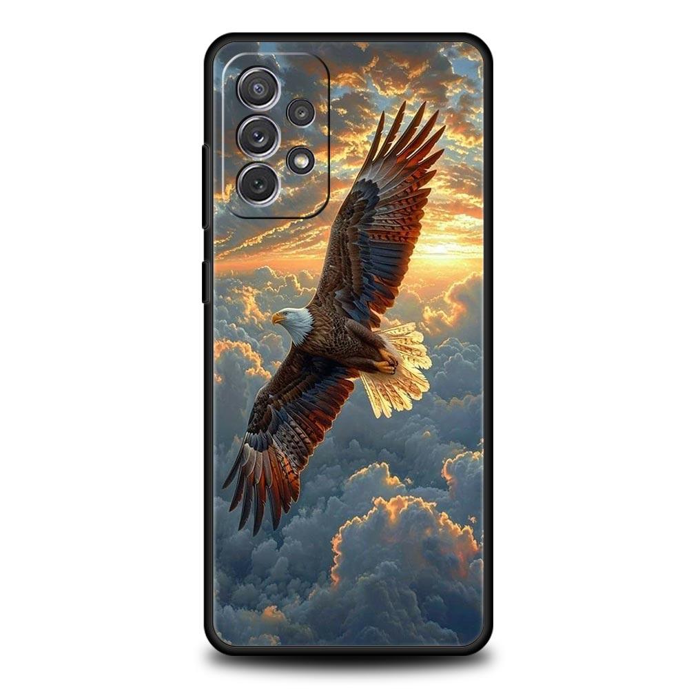 Eagle Phone Case For Samsung Galaxy A17 A07 A55 A35 A25 A15 A05s A33 5G A31 A23 A21s A13 A41 A73 A53 A51 A71 A03s S10 Plus Cover