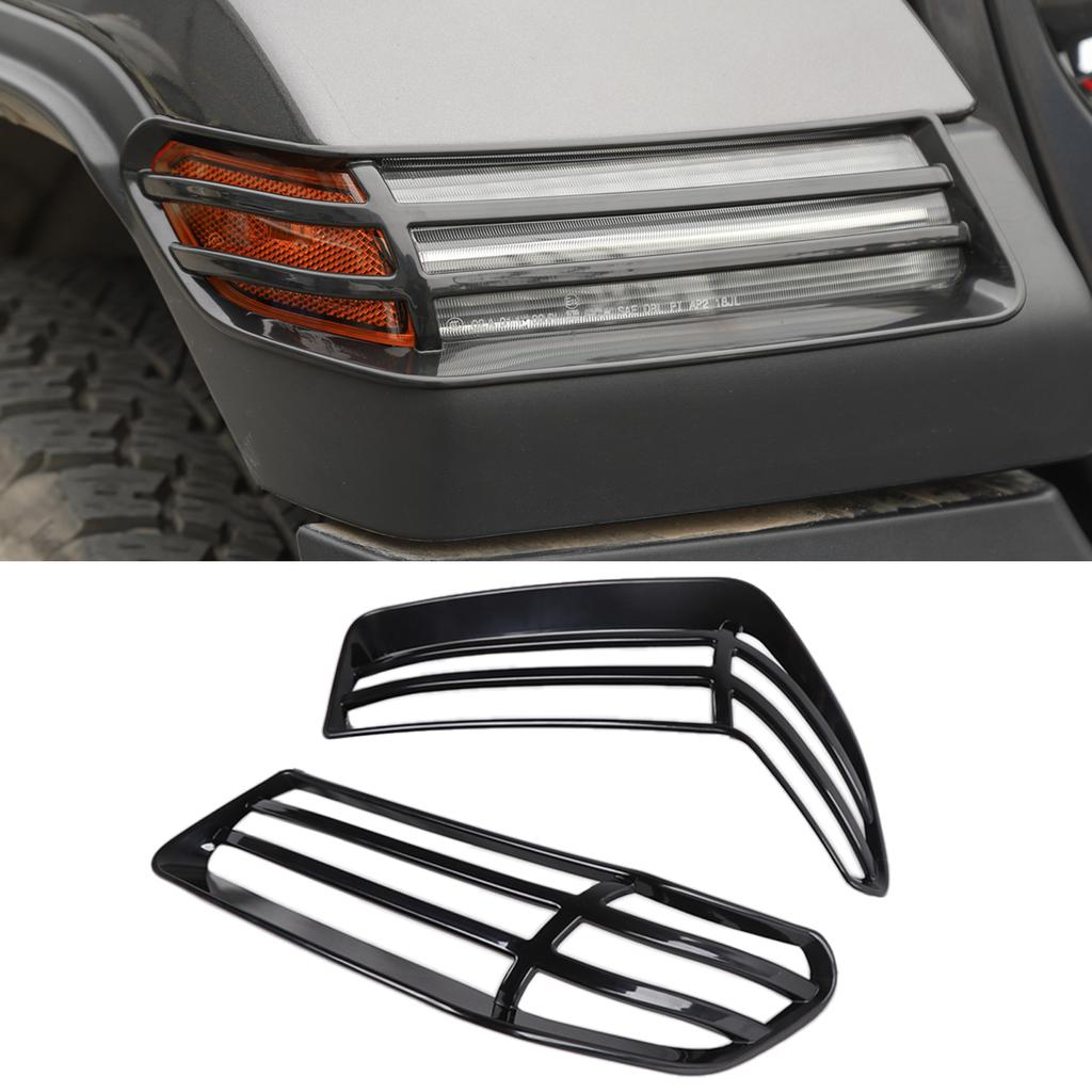 Headlight Side Light Tail Light Guards Cover Trim for 2018-2026 Jeep Wrangler JL JLU 4XE Rubicon Sahara Sport JT Car Styling