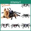 Costum Halloween Câine Pisică Simulare Craniu Păianjen Negru