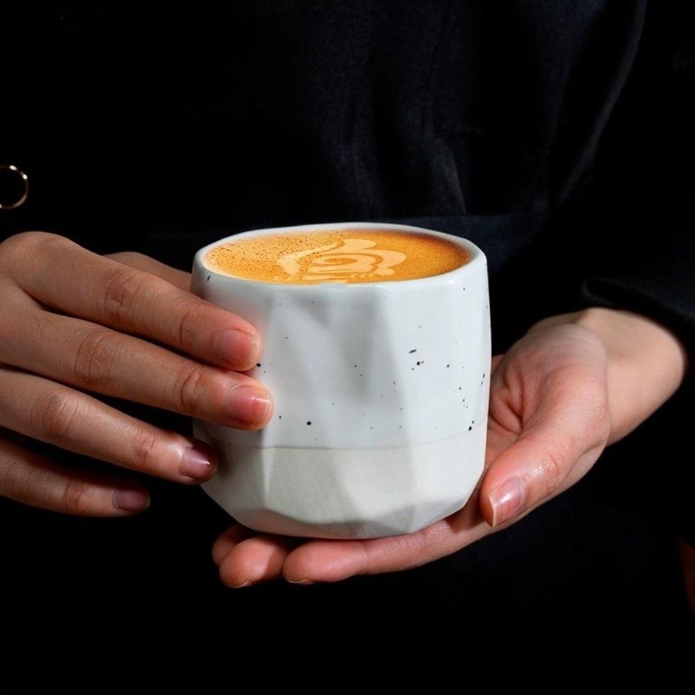 Drink Cup Vintage Ceramic Coffee Mug Heat-resistant Handmade Espresso Cup Water Cup Tea Cup Restaurants