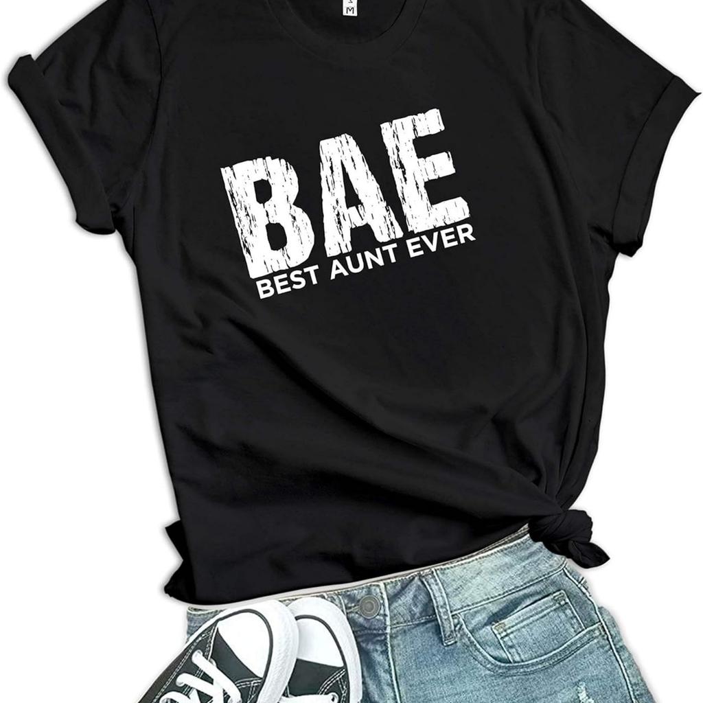 Best Aunt Ever Gifts Shirts - Great Birthday Funny Graphics Bae Auntie Tshirts