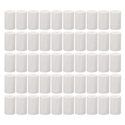 50 Rolls Thermal Paper Thick Clear Printing Receipt Paper Rolls for Printer Cash Register Without