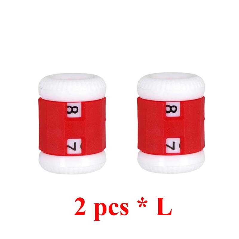 2/4pcs Knit Knitting Needles Row Counter Lines Number Calculator DIY Plastic  Knitting Tool Accessories Craft Clothing Supplies