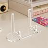 Abzeichen Transparenter Acryl-Displayständer Transparenter Idol-Abzeichen-Schreibtisch-Displayhalter Kartenhalter Fotokartenrahmen Dekoration Neu