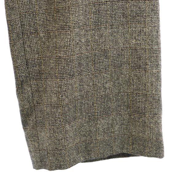Salvatore Ferragamo wool blend Wide pants 38 Brown Women Used