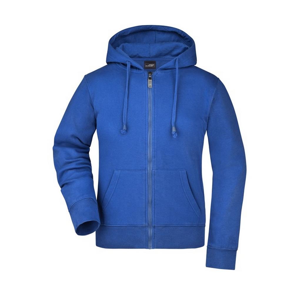 James and Nicholson Womens/Ladies Full Zip Hoodie