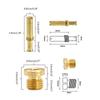 19-piece/set Carb Main Nozzle Set Main Intermediate Jet Set Easy Assemble Brass Compatible-for EVO- TC- V-Twin Durable