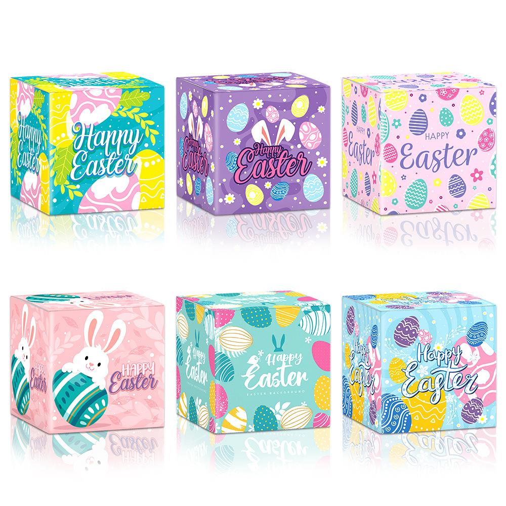 New Styles, Easter, Cartoon, Cute Rabbit, Candy and Snack Packaging Boxes, Party Decorations, Gift Boxes, Holiday Supplies