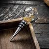 Taozhi Geometric Gold Foil Diamond Wine Stopper