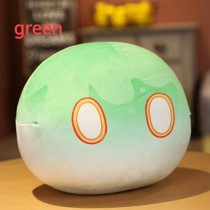 

Игра Genshin Impact Slime Theme Милые плюшевые куклы Keli Dango, бросающие горсть игрушек 40cm зелёный
