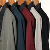 Men's Fake Two Piece Polo Shirt Casual Fashion Long Sleeve Collar T-shirt Versatile Top
