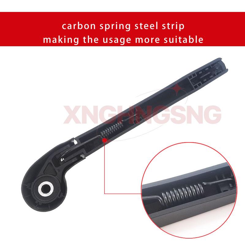 For BYD Dolphin Car Rear Wiper Blade Rocker for Bracket Natural Rubber Boneless Wipers Glass Cleaning Defogging