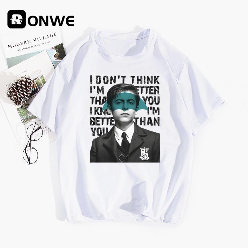 The Umbrella Academy Cha Cha Diego Vanya Luther Women T Shirts Gril Short Sleeve Casual Tops