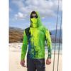 Fishing Hoodie Men Long Sleeve Quick Dry Breathable Clothing Uv Protection Outdoor Fishing T-shirt Fishing Clothes