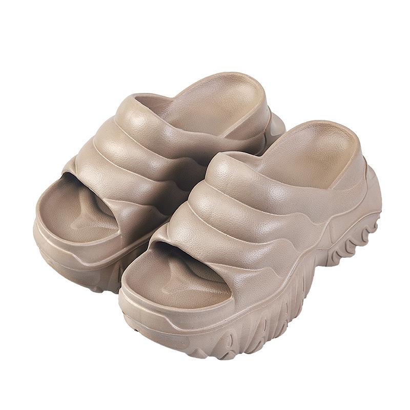 Letní venkovní pantofle na klínku a platformě 2024: Pantofle zvyšující výšku, zeštíhlující