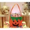 Gift Ready Halloween Treat Bag Non Toxic Felt Reusable Pumpkin Kids Candy Collector Trick or Tote Party Favors Decor
