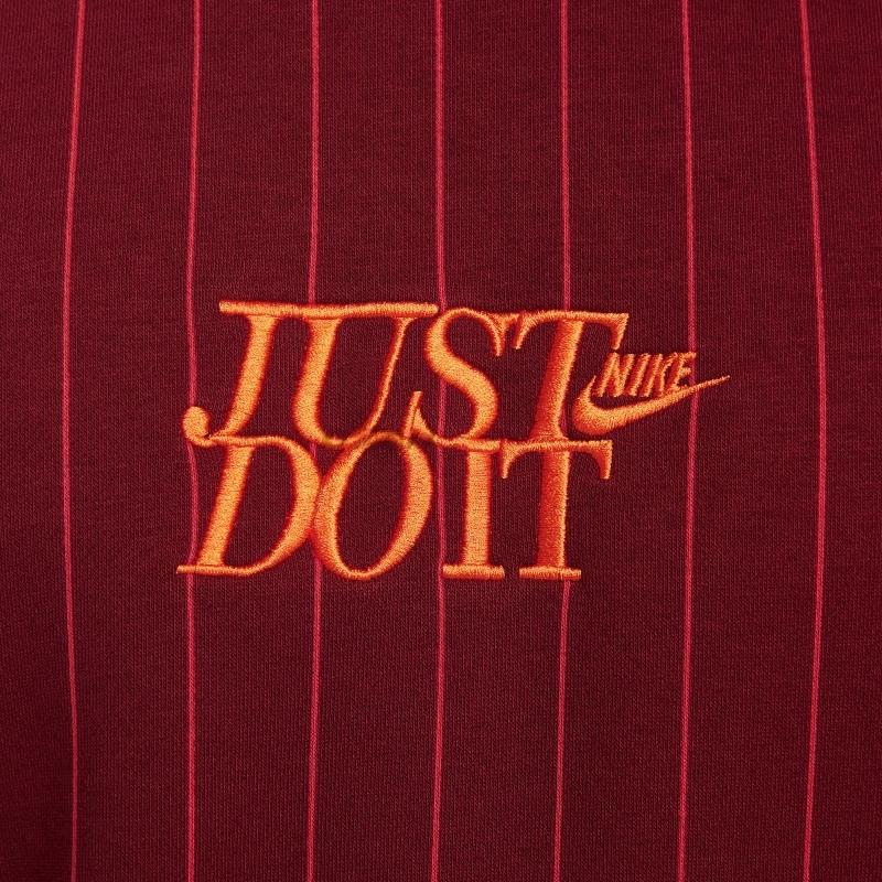 New Nike SportswearClub SS25 Sweatshirt Men's Red HJ2158-677