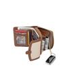 Women’s Short Wallet PU Leather Bifold Wallet with Zipper Coin Pocket Card Holder Compact Clutch Purse RFID Blocking Small Lady Wallet