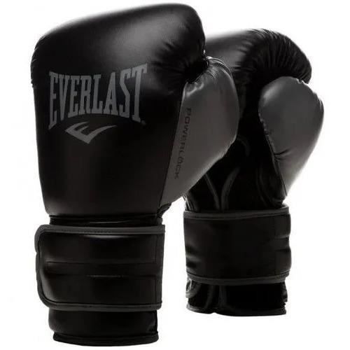 Gant de boxe - Everlast - Powerlock 2r - Noir - Cuir PU - Confortable - Ergonomique