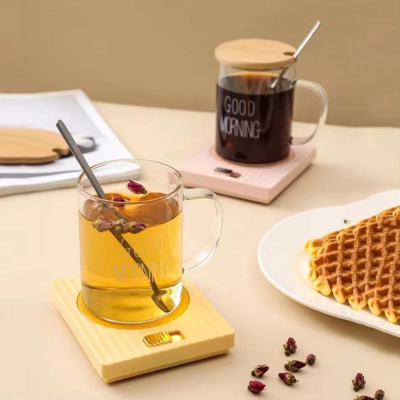 Portable Smart Coffee Mug Warmer Temperature Settings Electric Cup Warmer Heater Cup Thermostat Coaster  Magic Warmer 110V/220V