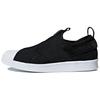 Adidas Originals Superstar Slip-On Lightweight Breathable Low-Top Skate Shoes Unisex Sneakers Black CQ2487