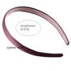 24 Stück/Los Satin Kunststoff Stirnband Einfarbig Haarbänder Kinder Schlichtes Haarband Kopfreifen Haarschmuck Für Frauen 15MM Breit