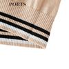 PORTS Women's V-Neck Long Sleeve Wool Knit Pullover