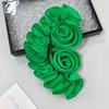 European And American Solid Color Fungus Edge Flower Applique Wedding Dress Accessories Three-Dimensional Rose Clothing Accessories Cloth Sticker