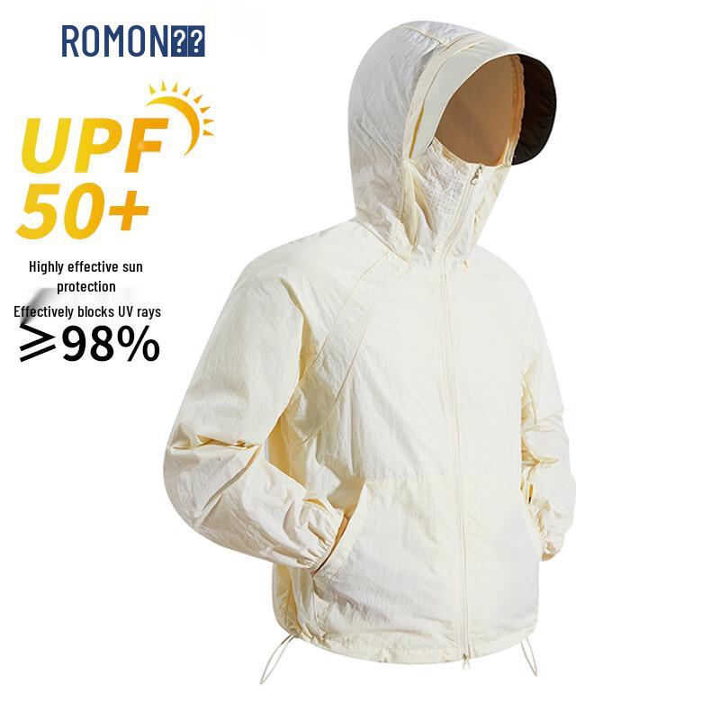 ROMON Ice Silk Hooded UPF50+ Sun Protection Jacket