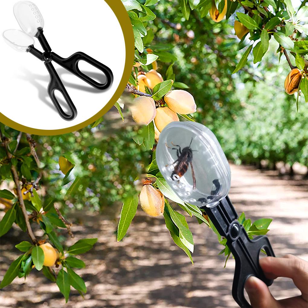 Portable Scissor-Type Transparent Queen Bee Catcher