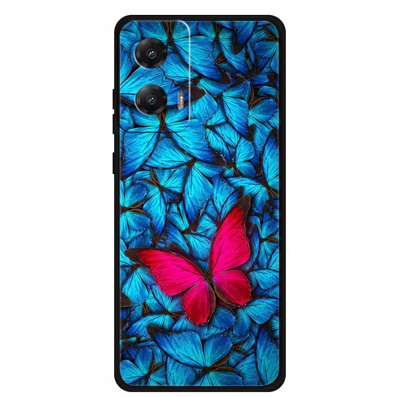 For Moto G85 5G Case TPU Animals Soft Silicone Back Cover Phone Cases For Motorola Moto E14 MotoG85 Wolf Protective Cool funda