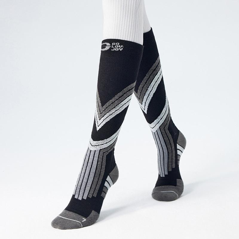 Professional Thickened Warm High Tube Unisex Ski Socks For Winter Outdoor Sports