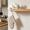 Creative Cartoon Animal 3D Printed Dog Hook Decorative Wall Mounted Dog Shaped Wall Hook Funny Wall Hanger Desktop