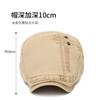 Men's Summer Thin Forward Hat Embroidered Breathable Cap British Newsboy Hat Adjustable Shade Beret